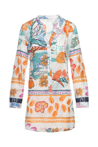 Kikisol - Artisan Tamarind Beaded Embroidered Tunic Top