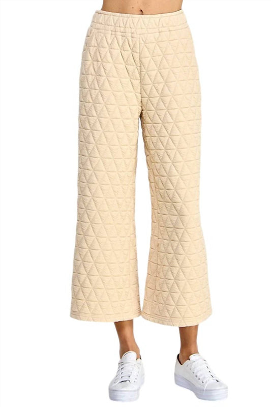 See And Be Seen - QUILTED FLARE PANT