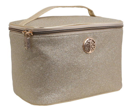 Rebecca & Rifka - Women's Glitter Train Toiletry Case