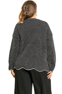 Umgee - Zig Zag Pullover Sweater