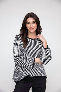 Liv By Habitat - Striped Fringe Swing Pullover