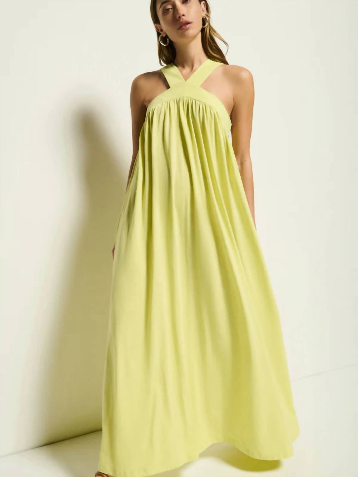 Nation Ltd - Brielle Halter Maxi Dress