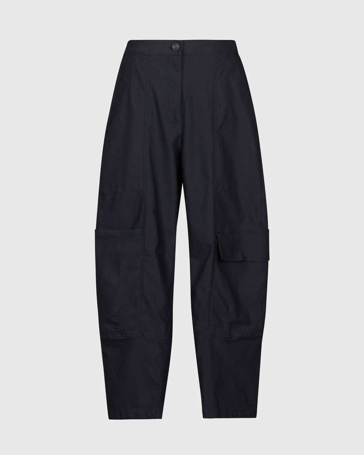ALEMBIKA Soft Twill Cargo Pants in black - women's pants - view 8