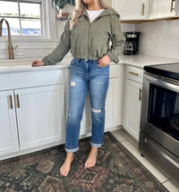 Risen - Ginny High Rise Girlfriend Jeans