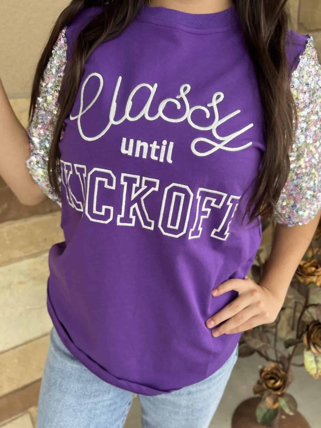 Layerz Clothing - Classy Until Kickoff Top