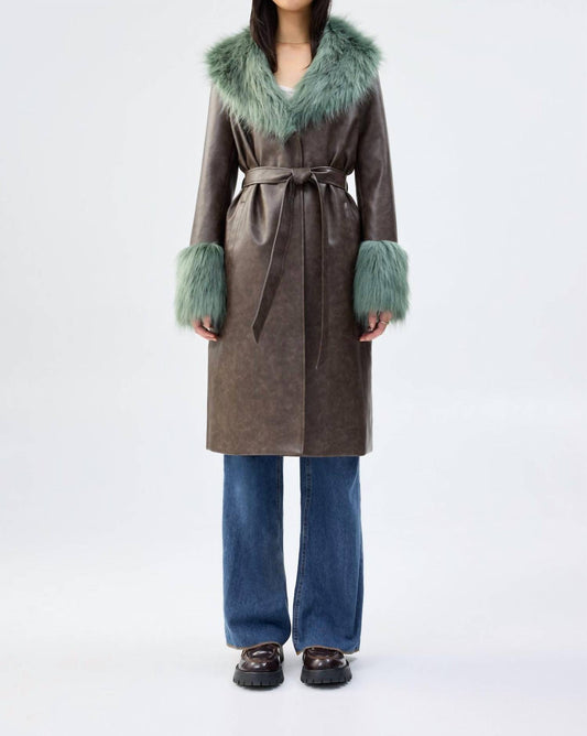 Unreal Fur - Empathy Faux-fur-trim Coat
