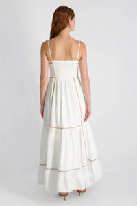 French Connection - Cambria Contrast Trim Maxi Dress