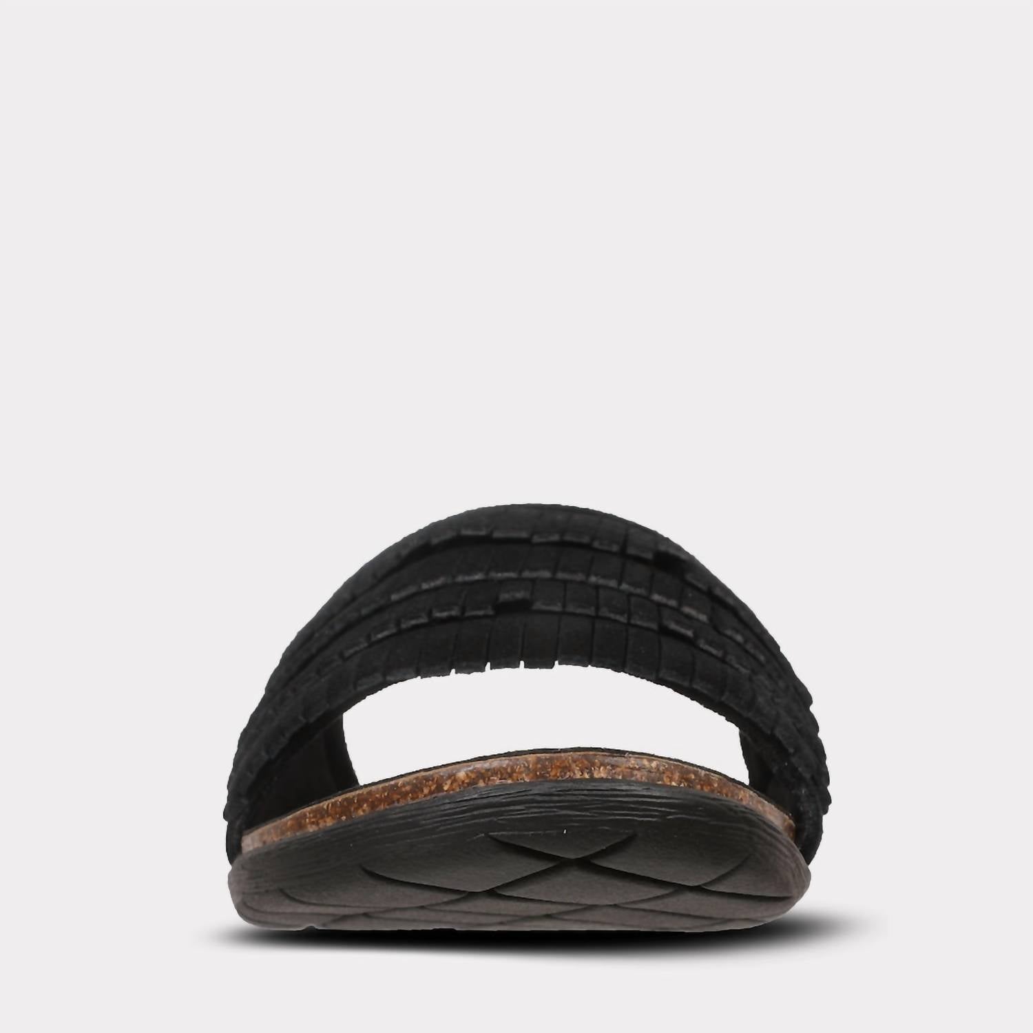 Mykos Women's Clea Slide Sandal in black - women's sandal - alternate view