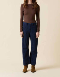 Le Jean - Utility Soft Barrel Mid Rise Jeans