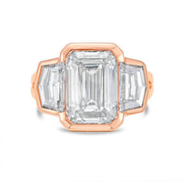 Diana M Jewels - Women's Emerald & Cadilac Lab-Grown Diamond Jewelry (5.00 Ct) - Statement