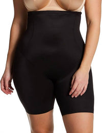 TC Fine Intimates Back Magic Luxury Hi Waist Thigh Slimmer in black - women's intimate