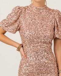 Karlie - Sequin Mini Dress