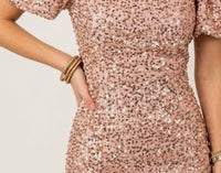 Karlie - Sequin Mini Dress