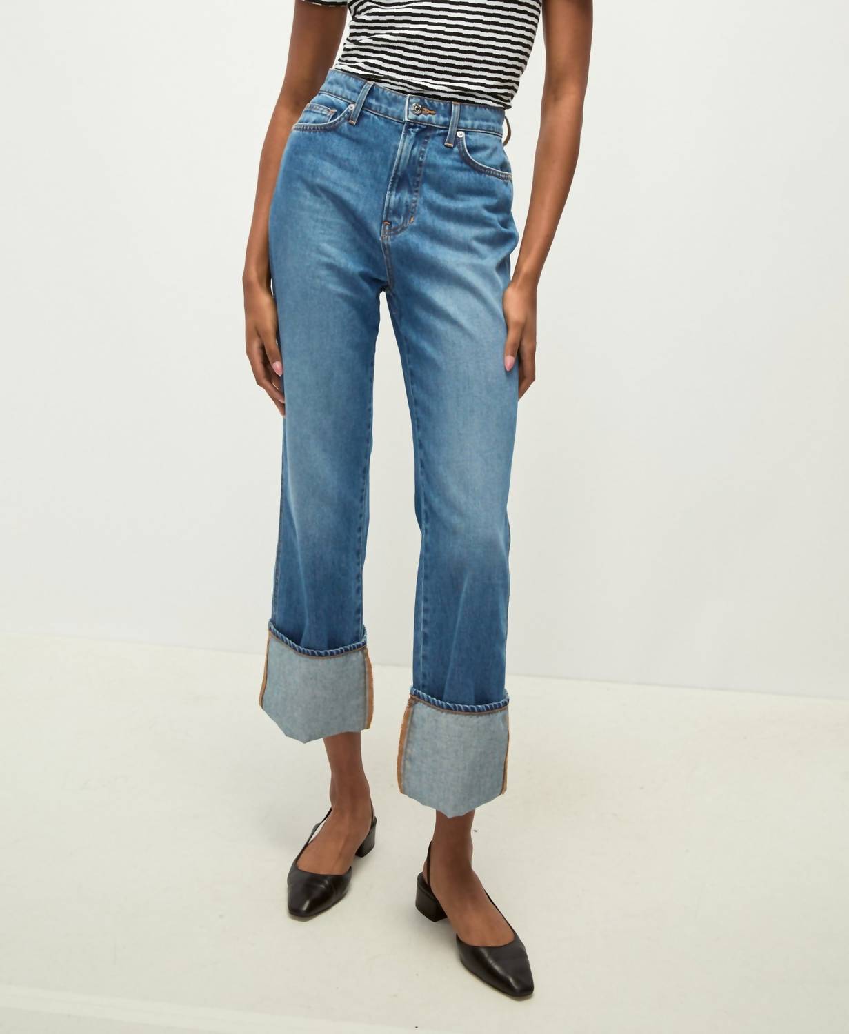 Veronica Beard - Dylan High Rise Straight Jeans