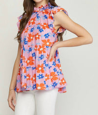 Entro - Break the Mold Flutter Sleeve Top