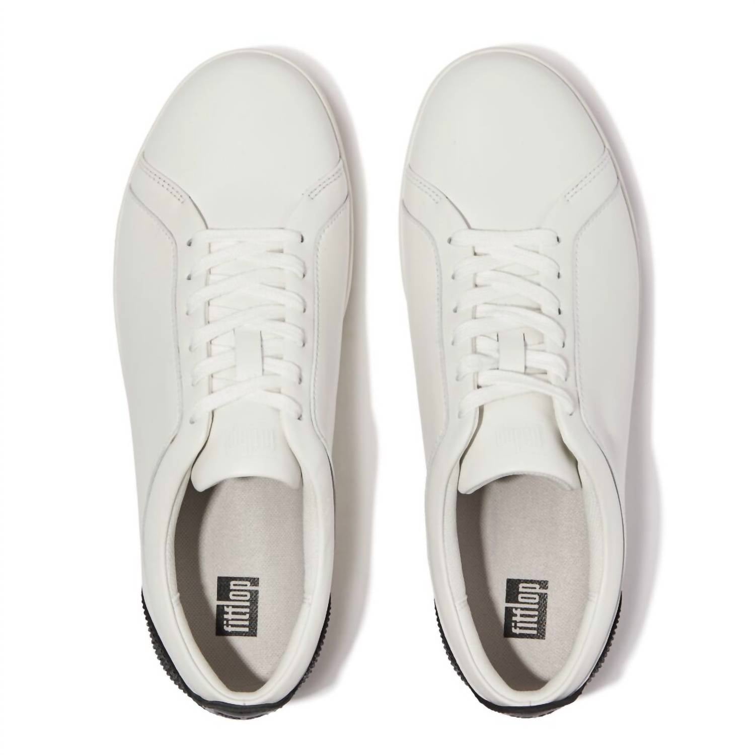 Fitflop - Womens's Rally Crystal Backtab Leather Sneaker