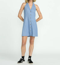 Volcom - Sweet Talker Denim Mini Dress