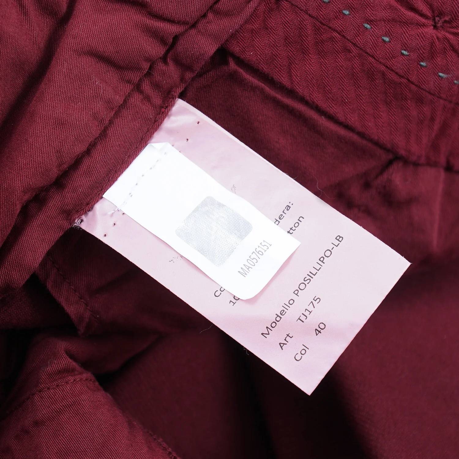 Luigi Borrelli Napoli - Men's Slim-fit Cotton Pants