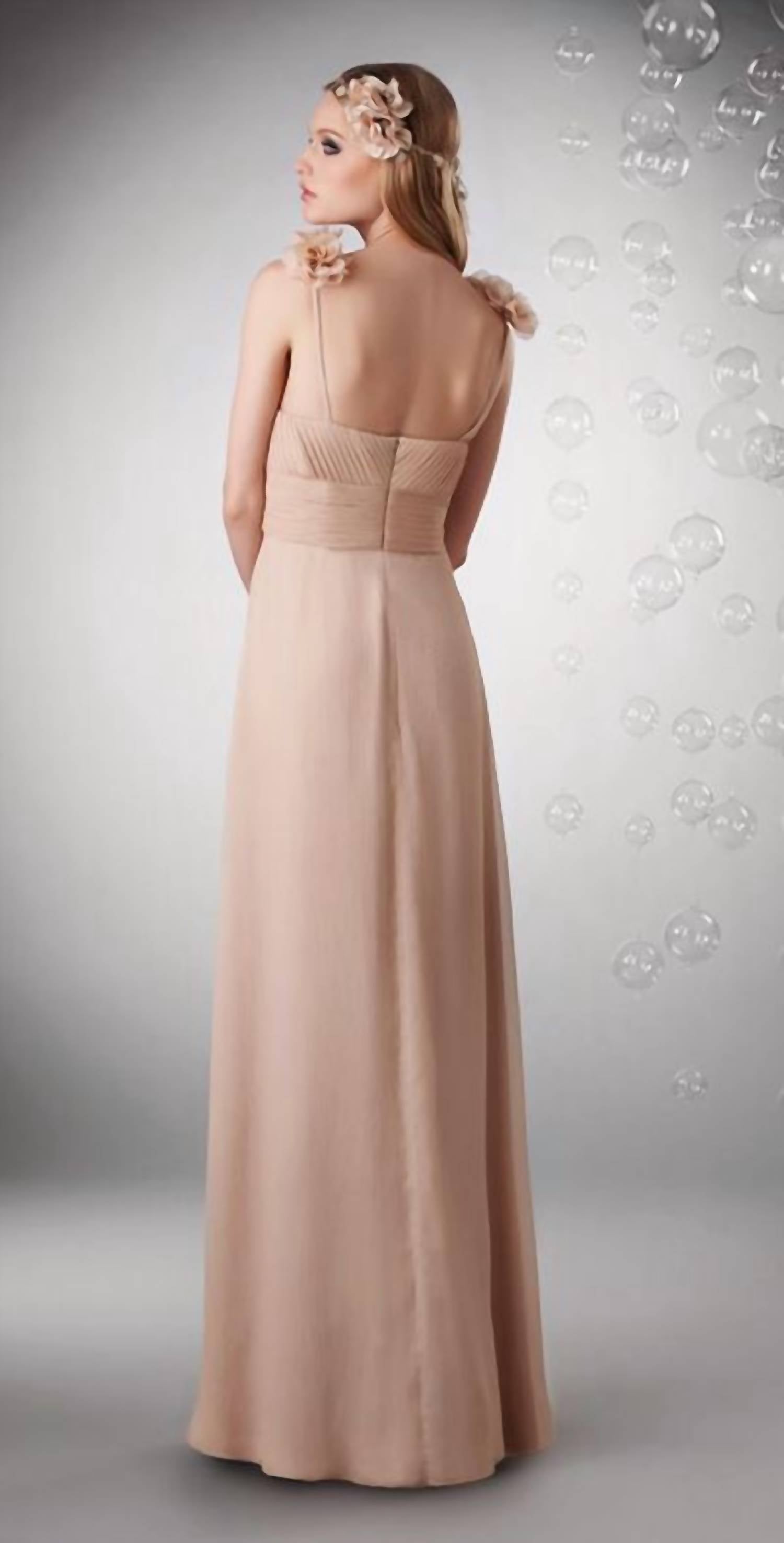 Bari Jay - Flower Straps Bridesmaid Dress