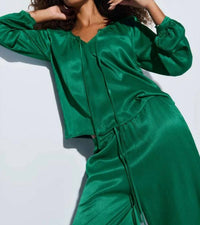 Nation Ltd - Ellie Textured Satin Top