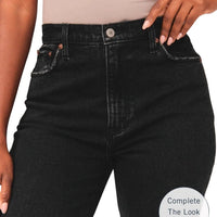 Abercrombie & Fitch - Curve Love Ultra High Rise Ankle Straight Jeans