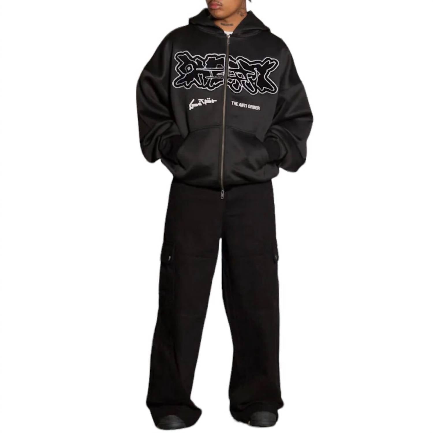 Loiter Anti Flow Cargo Pants in black - men's pants
