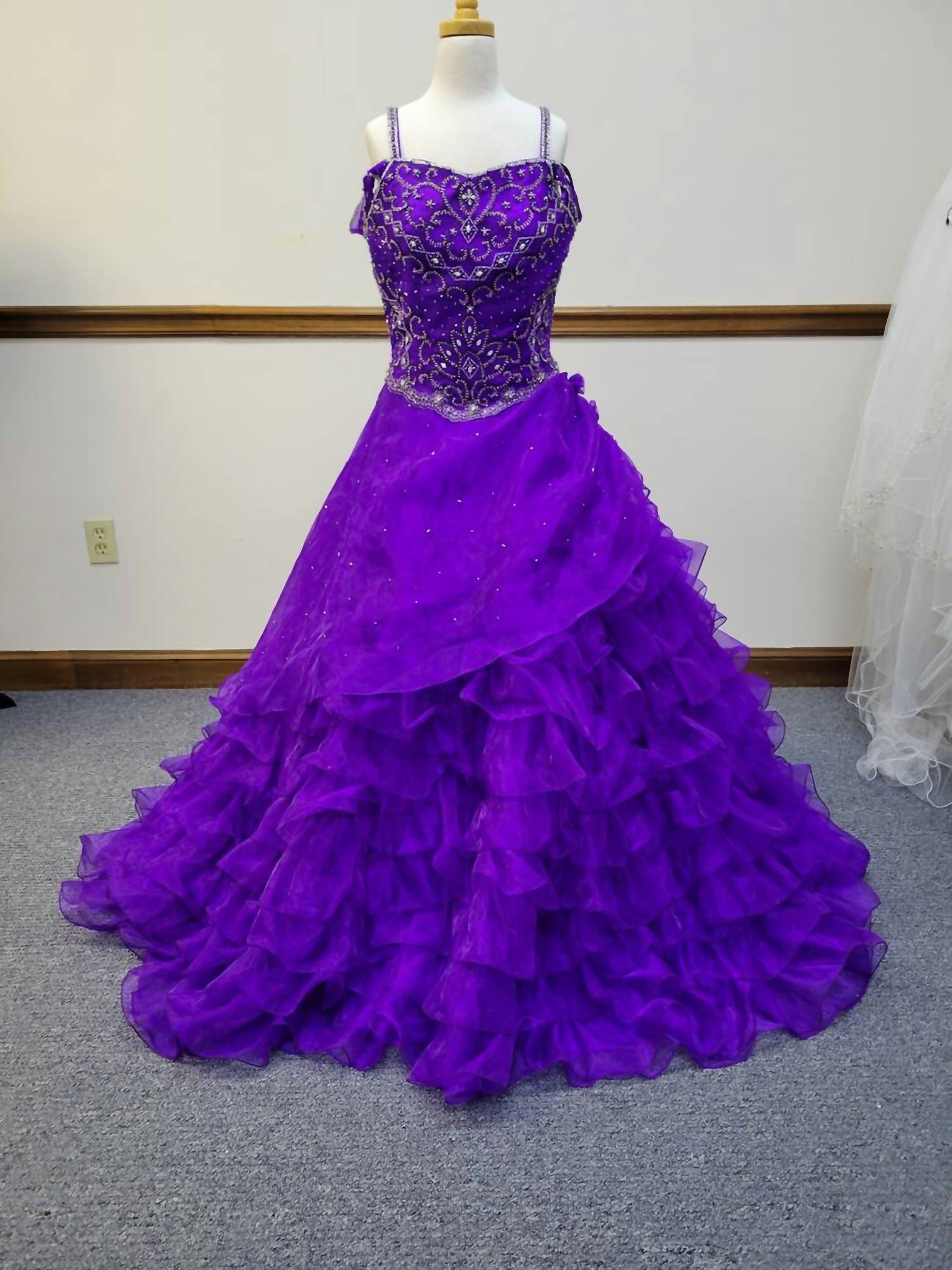 Little Rosie - Girl's Glitz Long Pageant Dress