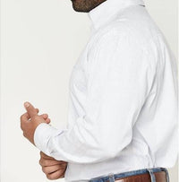 Rock & Roll Denim - Men's Dobby Striped Long Sleeve Button-down Western Shirt