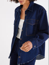 Etica - Anary Dark Denim Button Shirt