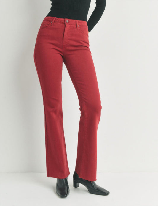 Just Black Denim - High Waisted Scissor Cut Flare Jeans