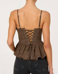 Astr - Baylin Peplum Tank Top