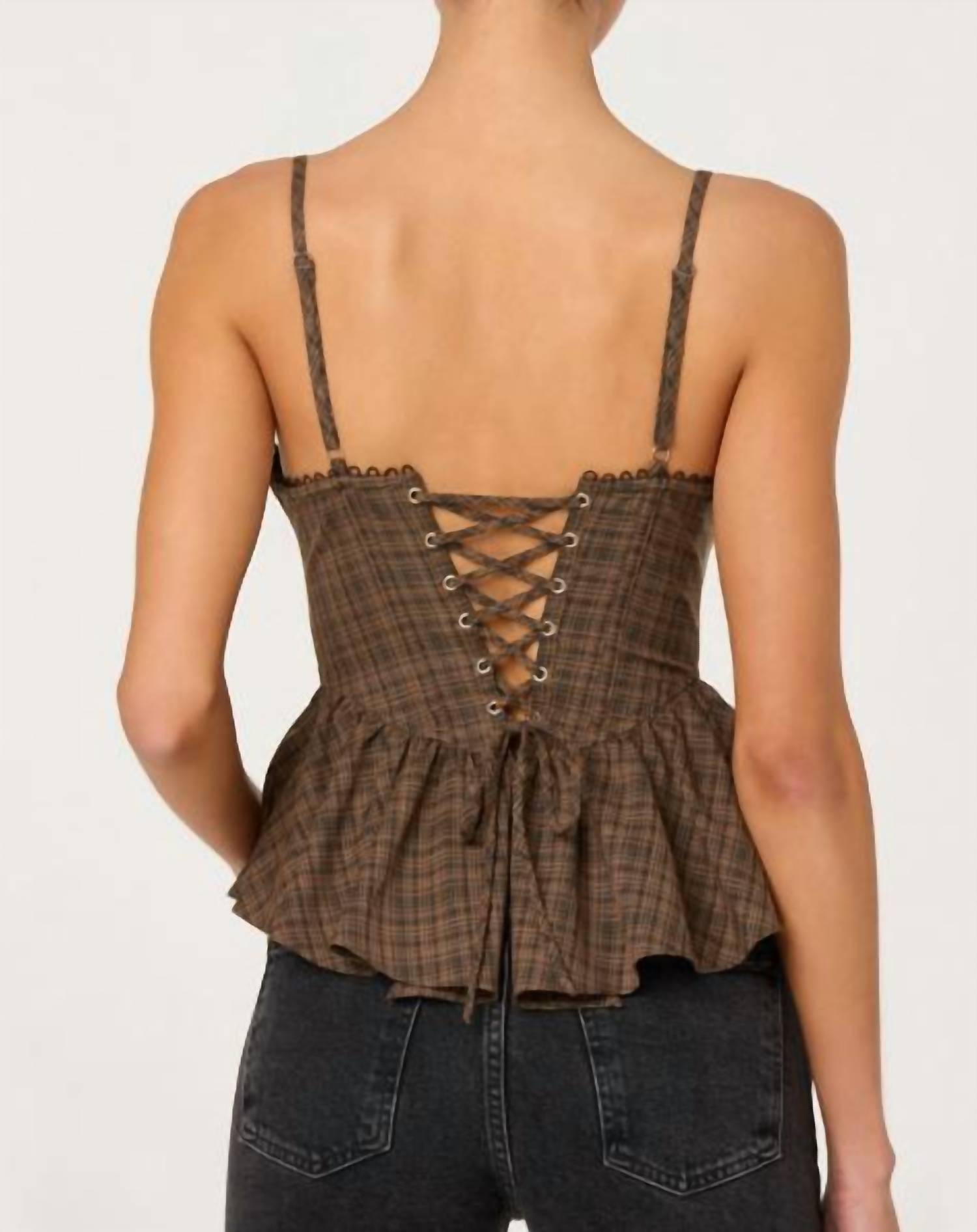 Astr - Baylin Peplum Tank Top