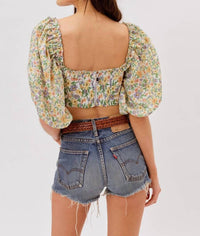 For Love & Lemons - Riley Puff Sleeves Top