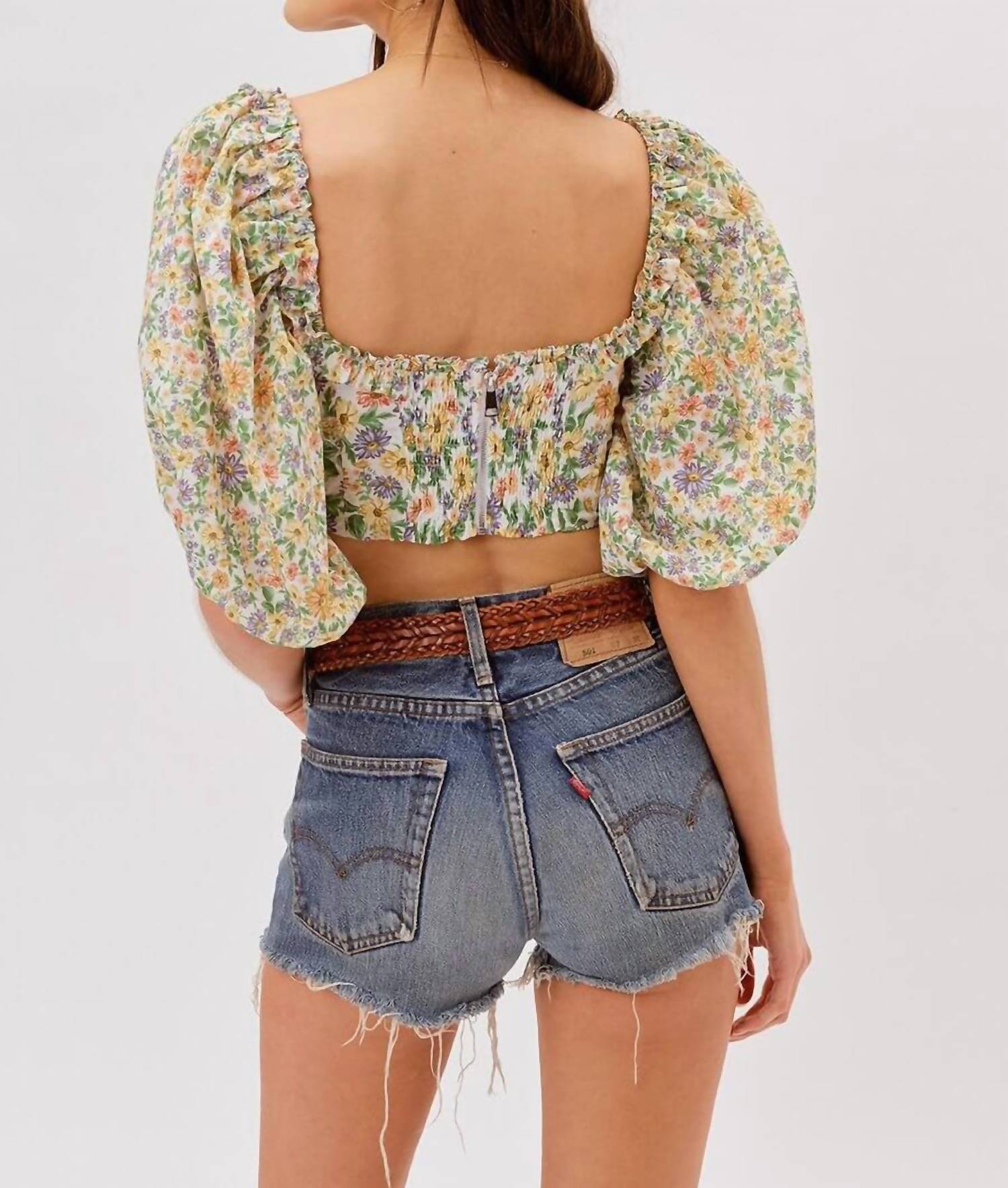 For Love & Lemons - Riley Puff Sleeves Top