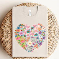 Willow Poppy - Boho Heart Graphic Tee