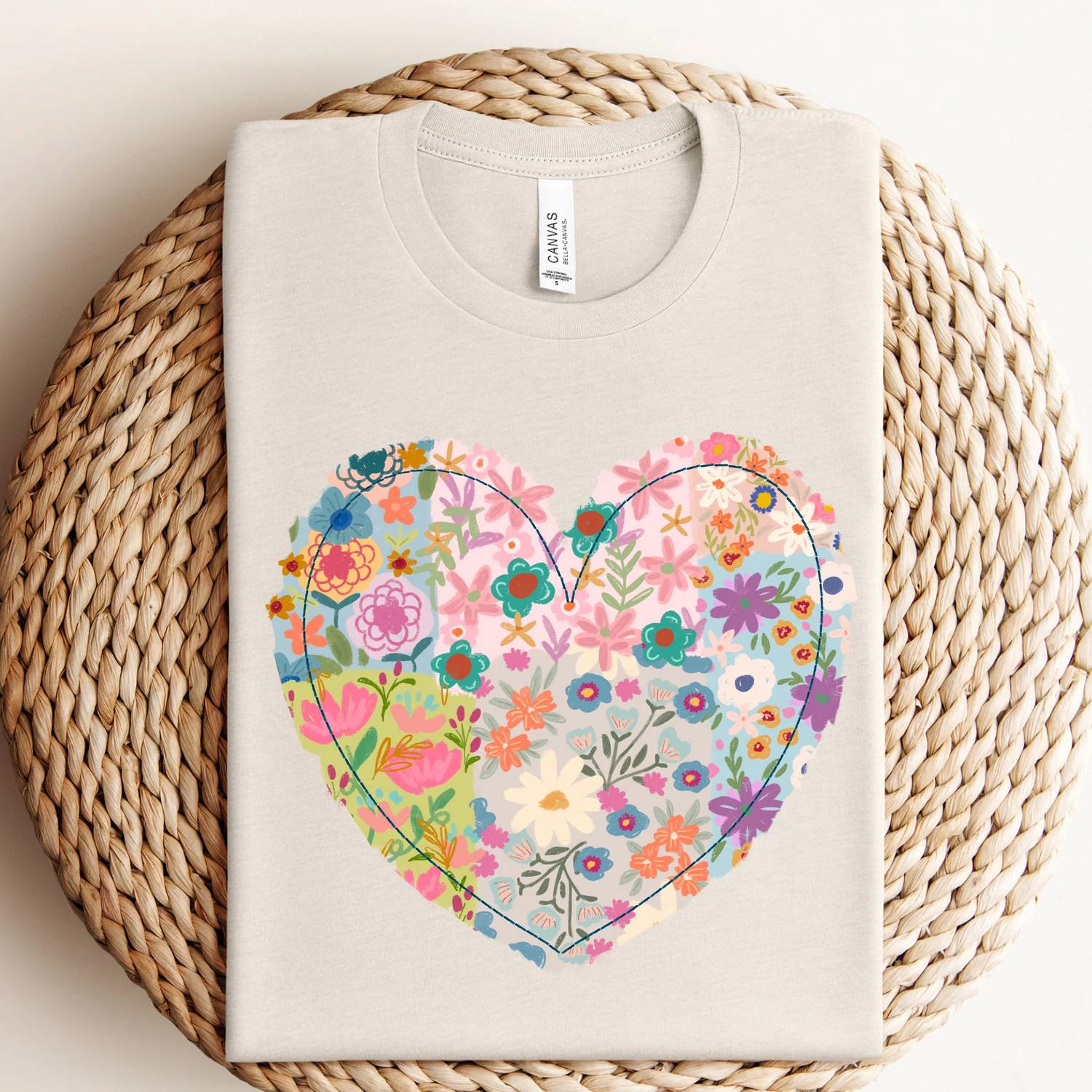 Willow Poppy - Boho Heart Graphic Tee