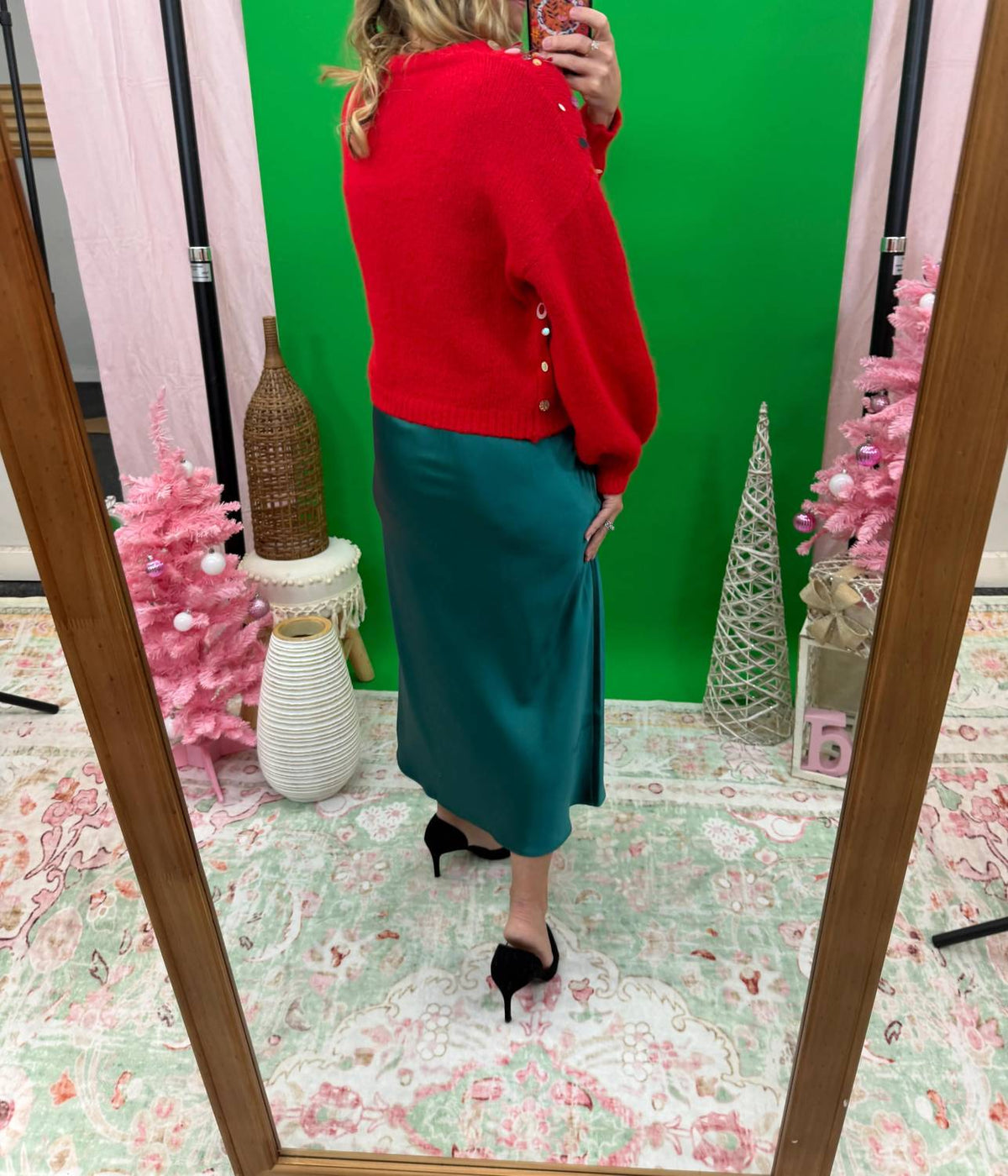 She + Sky - Confetti Sequence Sweater