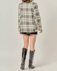 English Factory - Carrie Plaid Blazer
