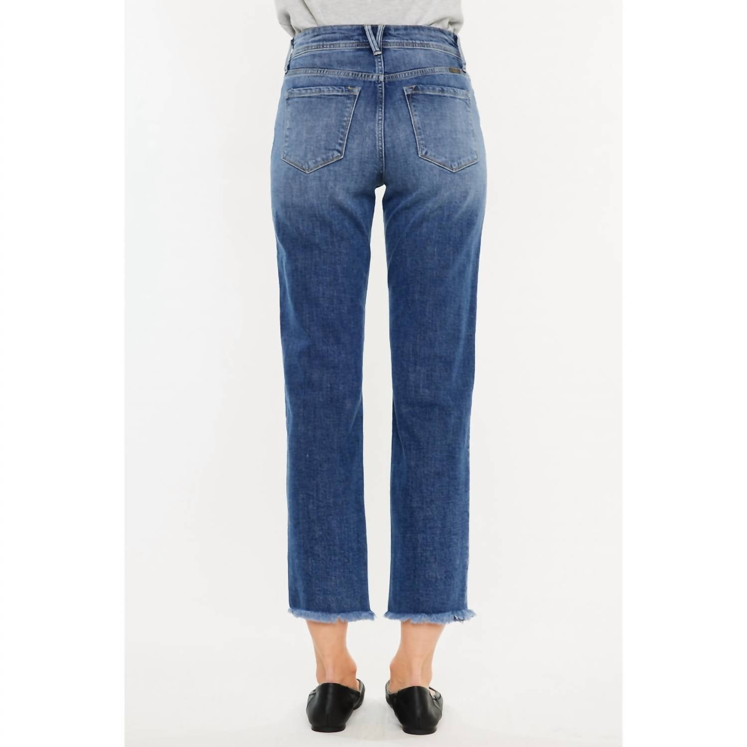 Kancan - High Rise Slim Straight Jean
