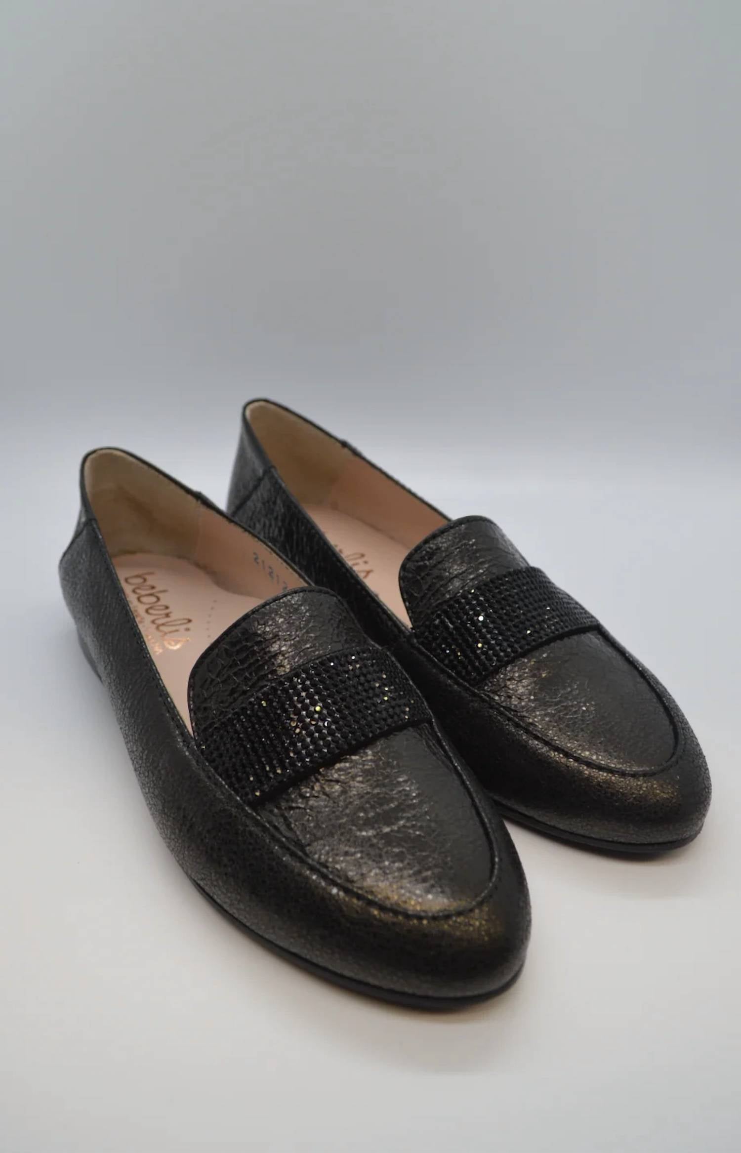 Beberlis - Girl's Crystal Band Slip Ons