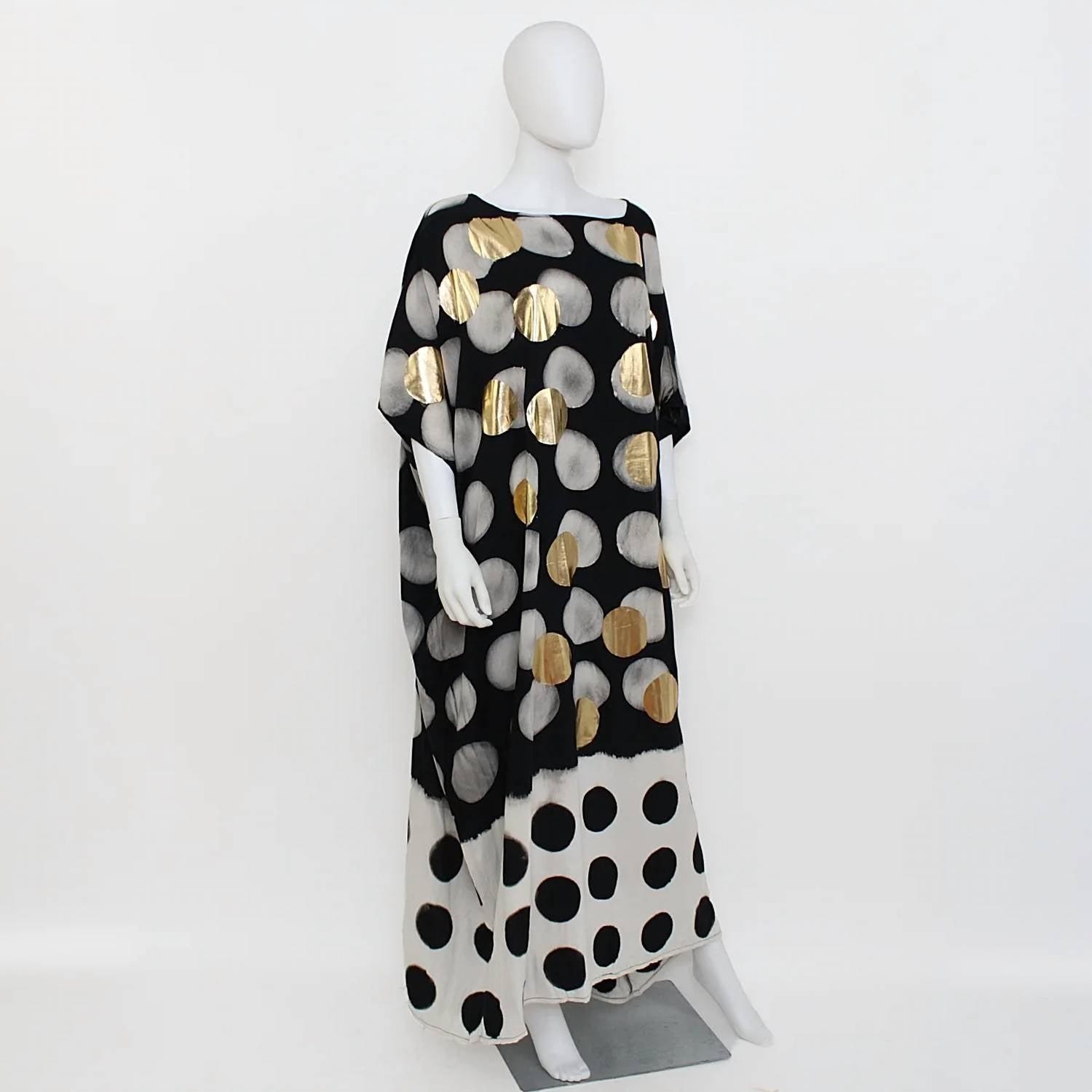 Sylca Designs - Women's Dimension Polka Dot Kaftan