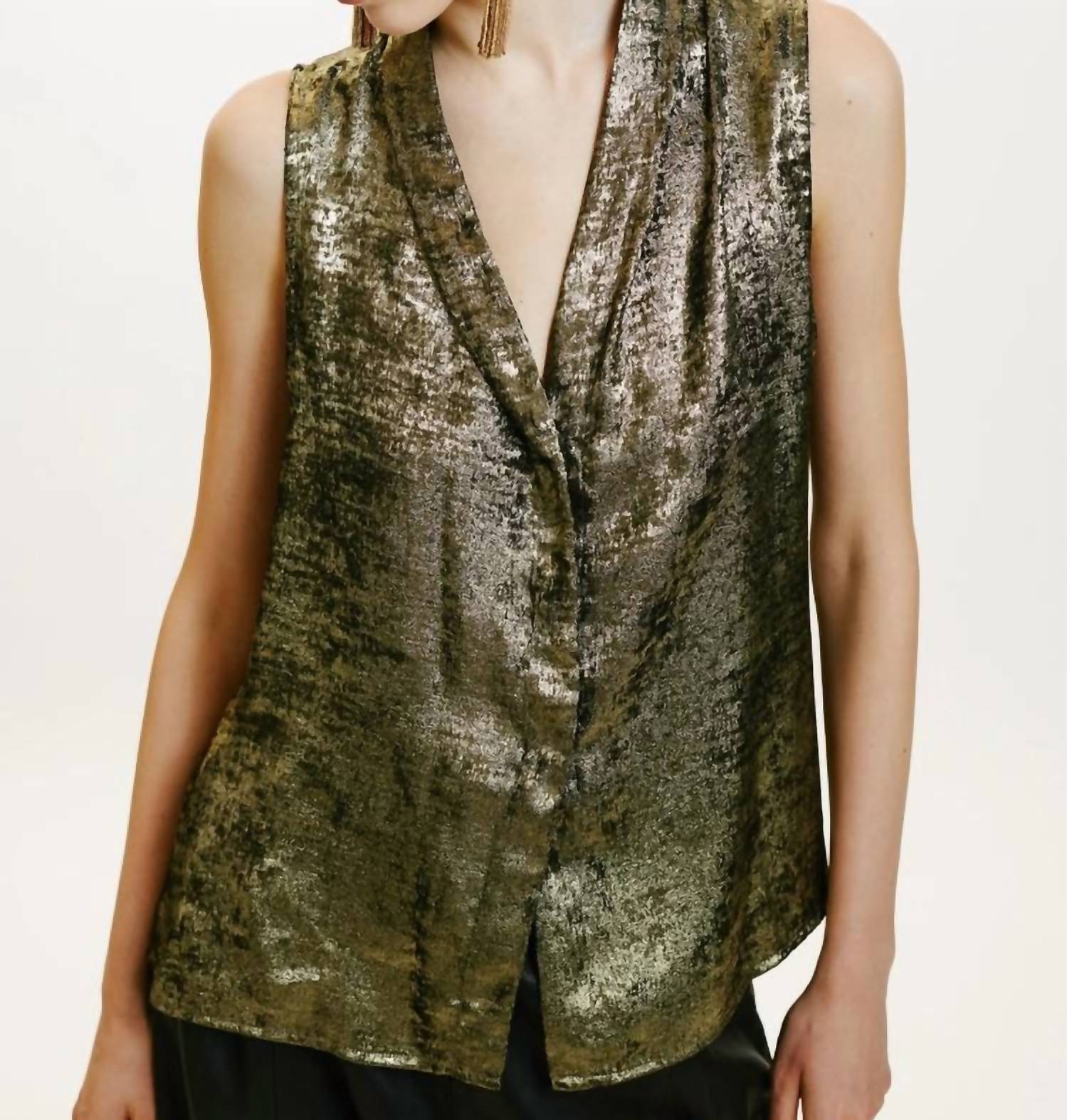 Momoni - Kiri Top Fluid Laminated Fabric