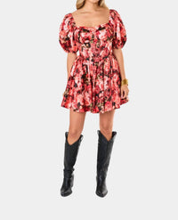 Buddylove - Romeo Puff Sleeve Mini Dress