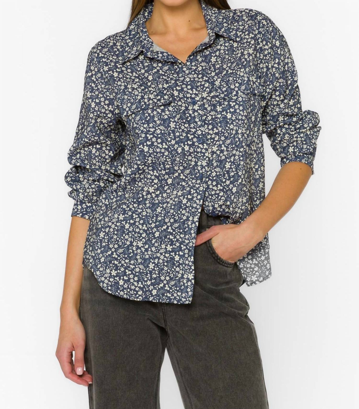 Velvet Heart - Talma Button Front Shirt