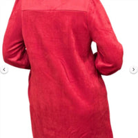 Joh Women's Suede Anthony Dress in red - women's dress - detail view