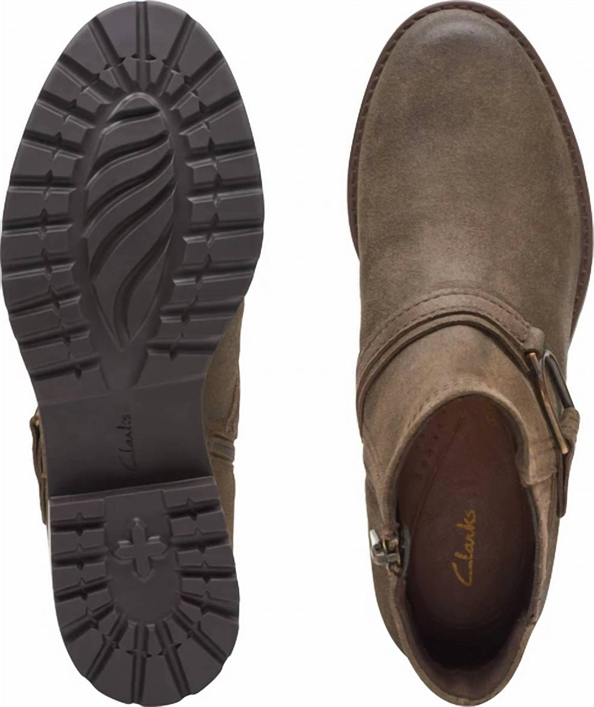 Clarks - Women's Aspra Buckle Casual Dress Boots