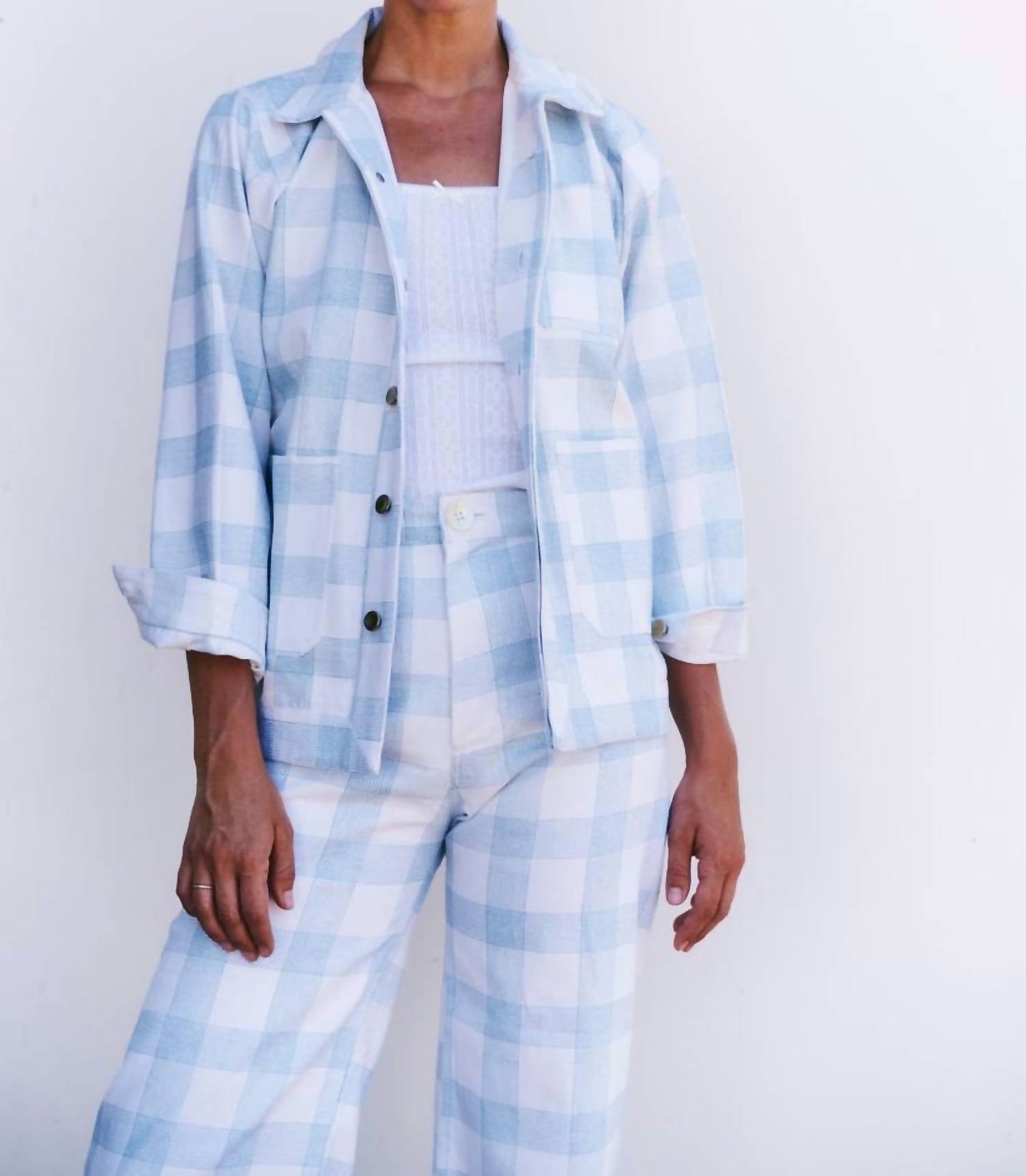 Sz Blockprints - Plaid Field Jacket