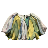 Beulahstyle - Women's Striped Puff Crop Top