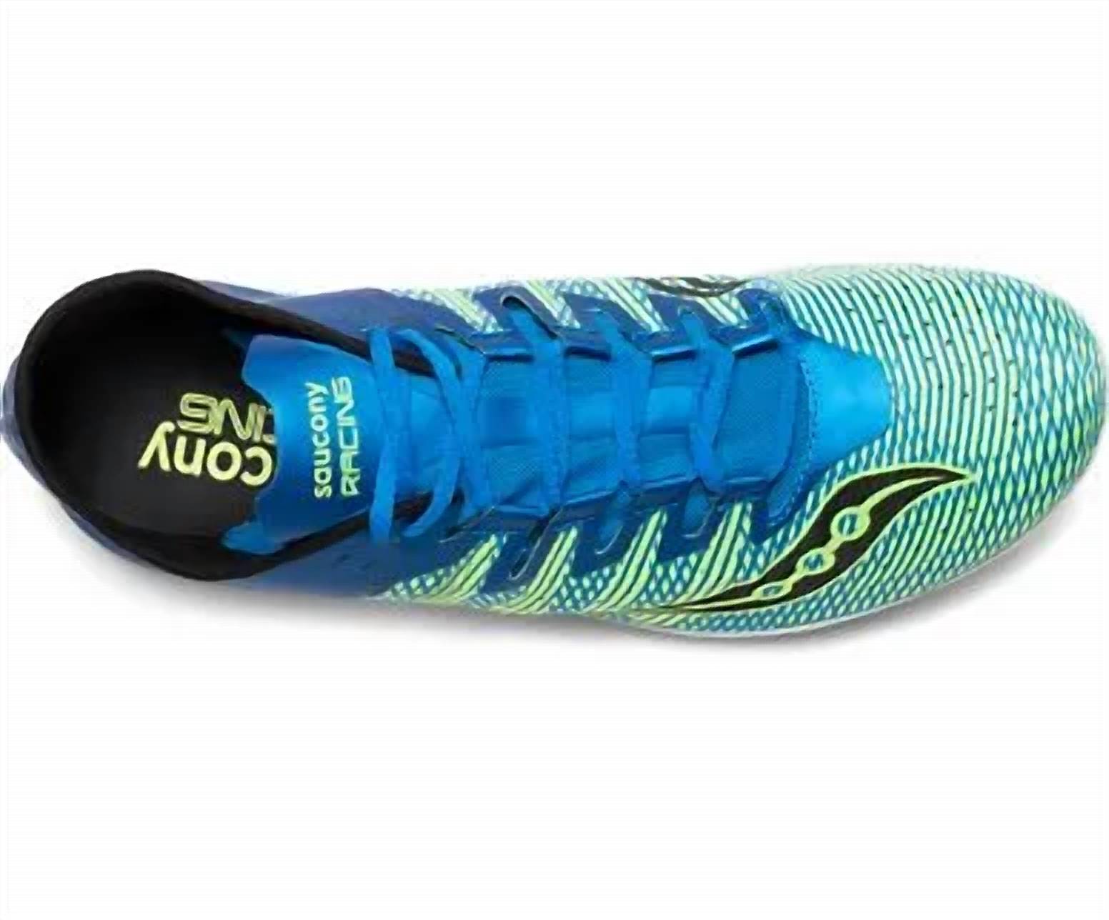 SAUCONY Men's Endorphin 2 Racing Shoe in 3 blue citron - men's shoe - view 4