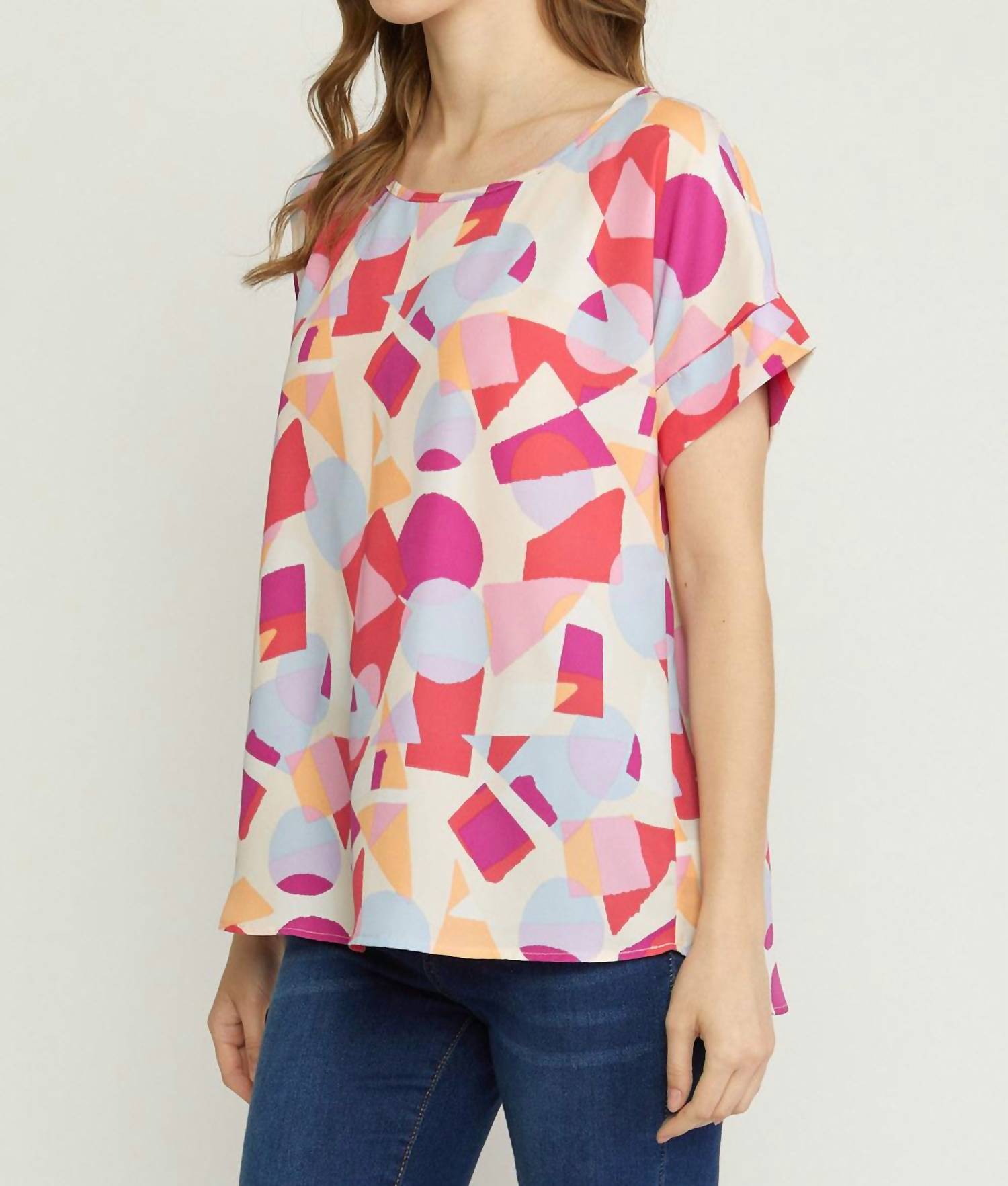 Entro - Abstract Printed Blouse